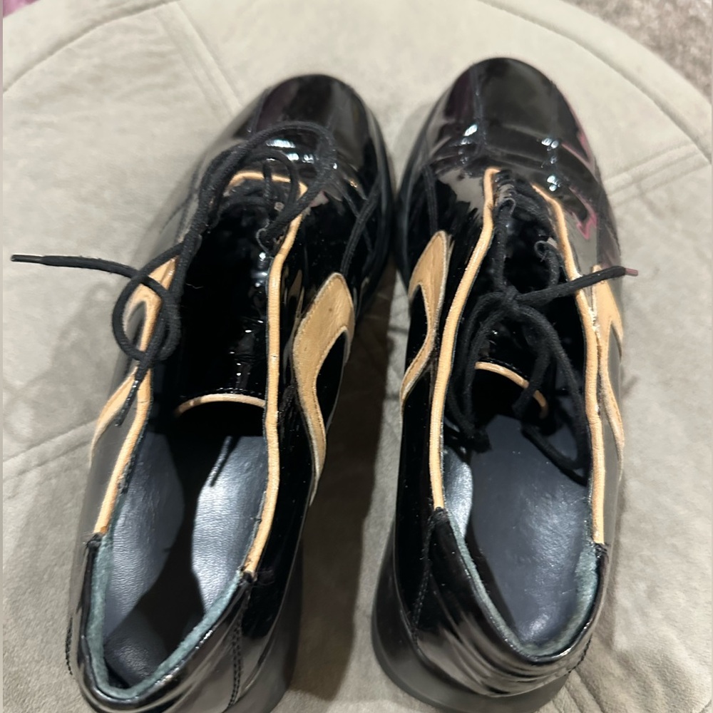 Remonte Black and Tan Women's Shoes